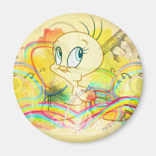 Imã Tweety Em Rainbows
