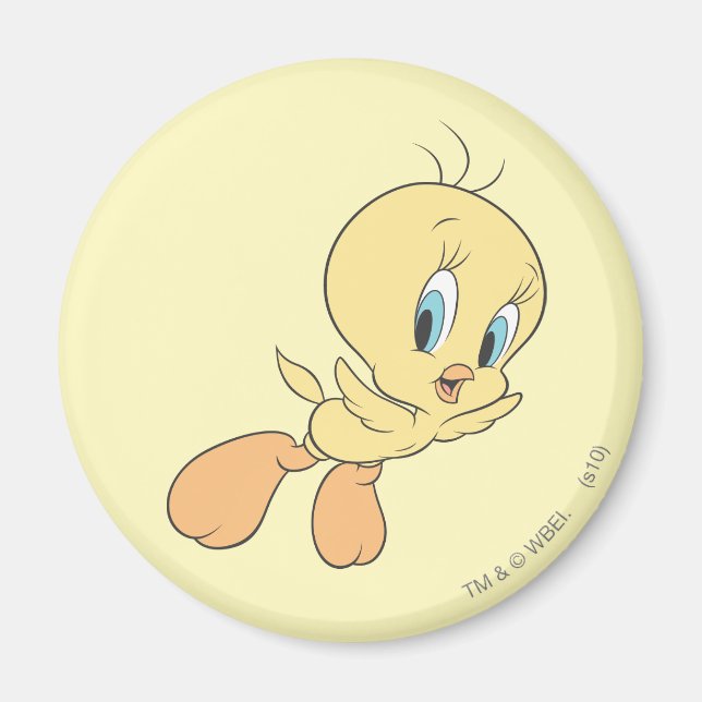 Imã TWEETY™ Nas Nuvens Pose 15 (Frente)