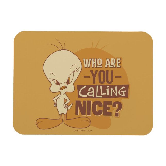 Ímã TWEETY™ - Quem Você Está Chamando de Bonzinho? (Horizontal)