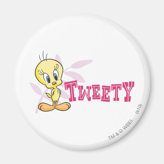 Imã "TWEETY™" rosa (Frente)