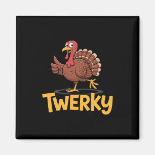 Imã Twerky Piada engraçada de Ação de Graças Dançando 