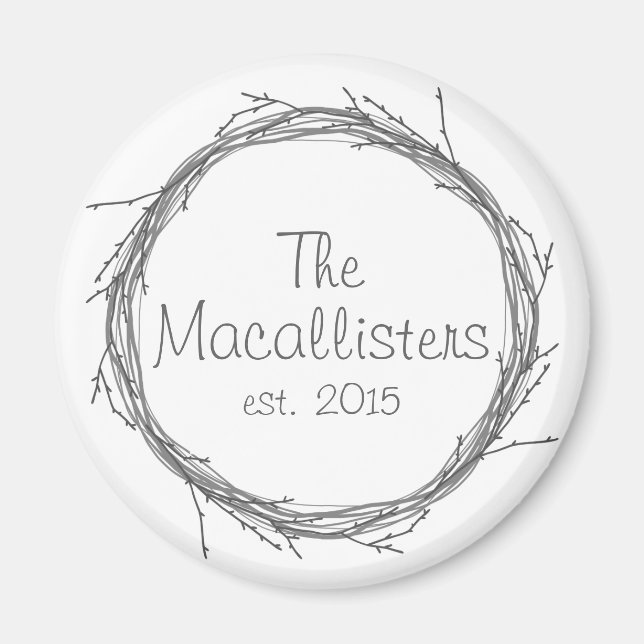 Imã Twigs & Vines (Frente)