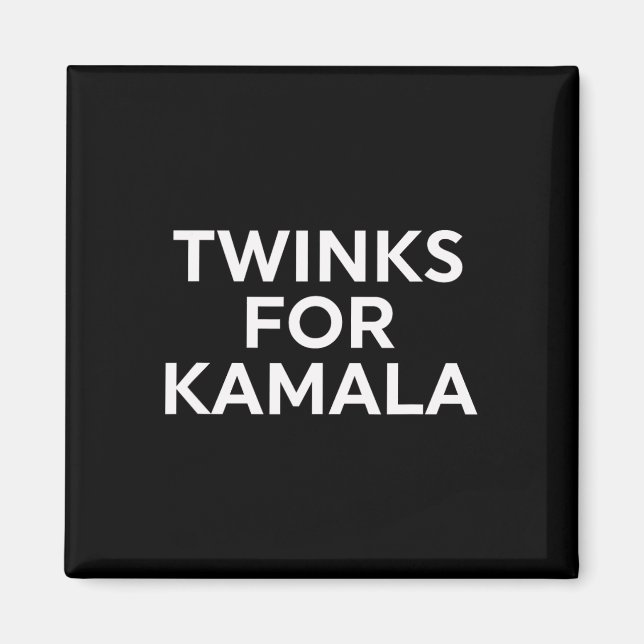 Imã Twinks Para Kamala - Harris 2024 (Frente)