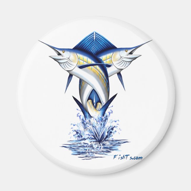 Imã Twisted Marlins Jumping (Frente)