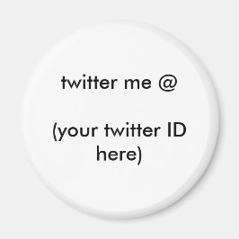 Imã twitter me @ (seu ID do twitter aqui) O MUSEUM