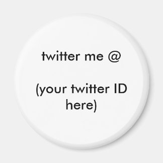 Imã twitter me @ (seu ID do twitter aqui) O MUSEUM