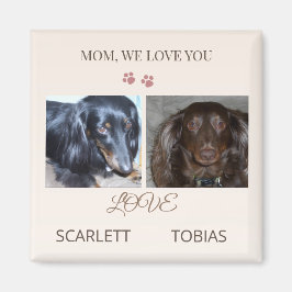 Imã Two Paws Leave Love on Mom's Day