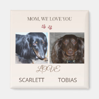 Imã Two Paws Leave Love on Mom's Day