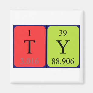 Imã Ty mesa periódica com ímã