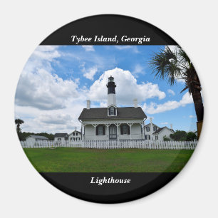 Imã Tybee Island, Georgia Lighthouse Magnet