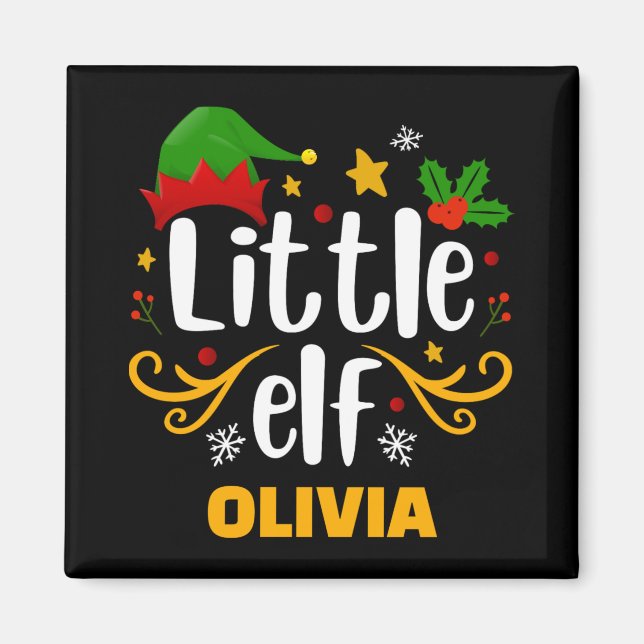 Imã Tygraphy Little Elf Fun Family Matching  (Frente)