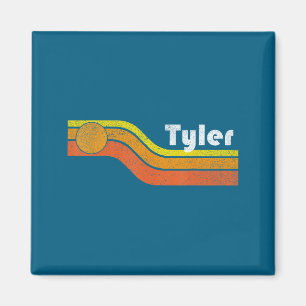 Imã Tyler Vintage Homens Mulheres Design dos Anos 70