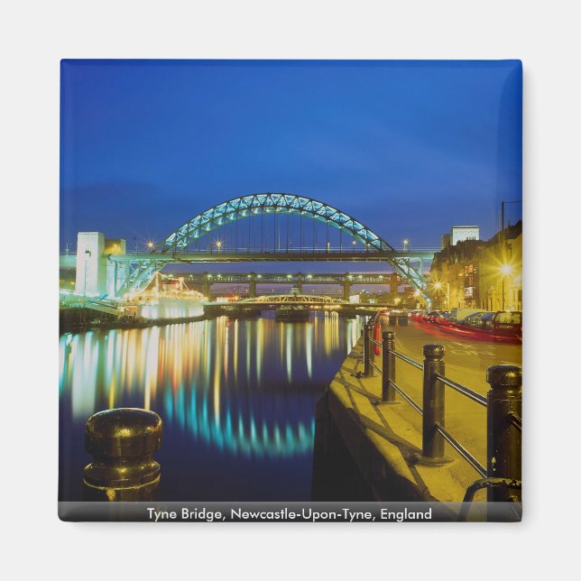 Imã Tyne Bridge, Newcastle-On-Tyne, Inglaterra (Frente)
