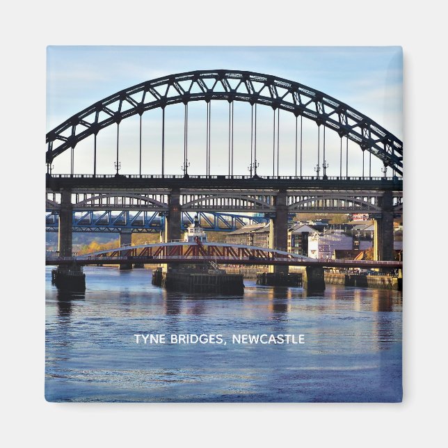 Imã Tyne Bridges, Newcastle upon Tyne, Inglaterra (Frente)