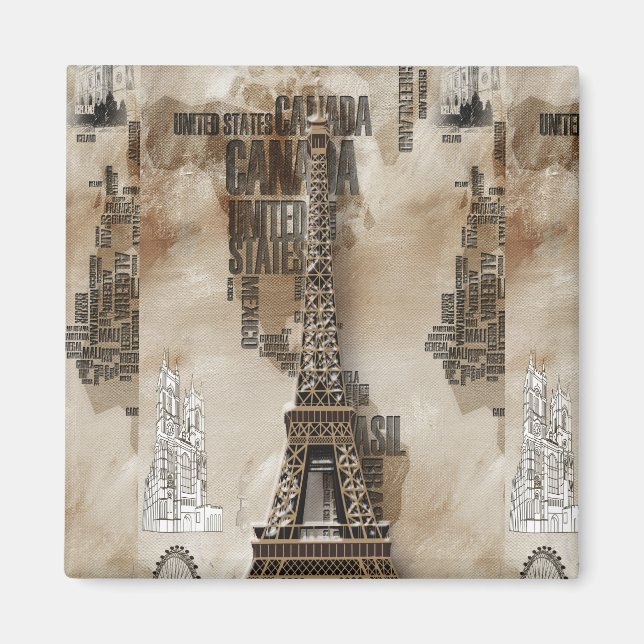 Imã Typeografia Paris (Frente)