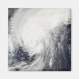 Imã Typhoon Melor se aproximando do Japão