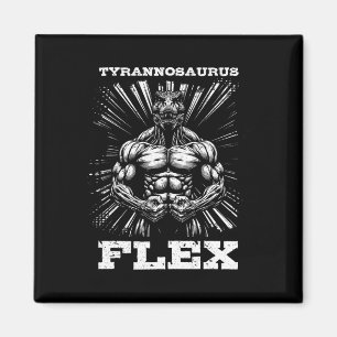 Imã Tyrannosaurus Flex Resistence Gym Funny Bodybuildi