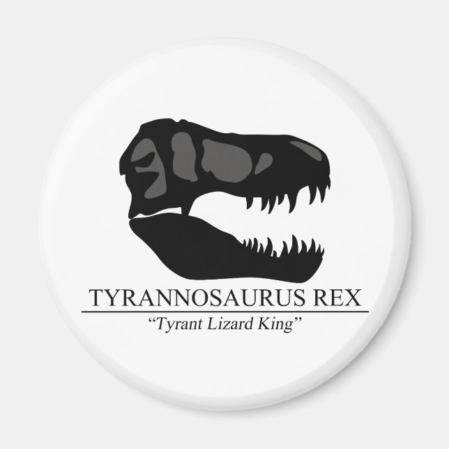 Imã Tyrannosaurus Rex Skull (Frente)