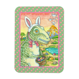 ÍMÃ TYRANNOSAURUS, T-REX GENTO, DINO BUNNY LESTE