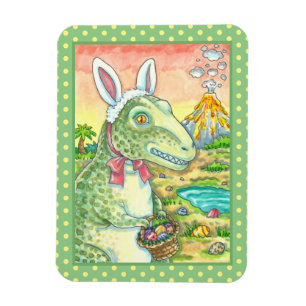 ÍMÃ TYRANNOSAURUS, T-REX GENTO, DINO BUNNY LESTE