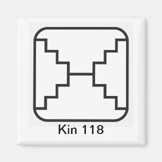 Imã Tzolkin Espelho Branco Kin 118