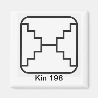 Imã Tzolkin Espelho Branco Kin 198