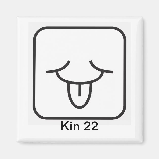 Imã Tzolkin Vento Branco Kin 22 (Frente)