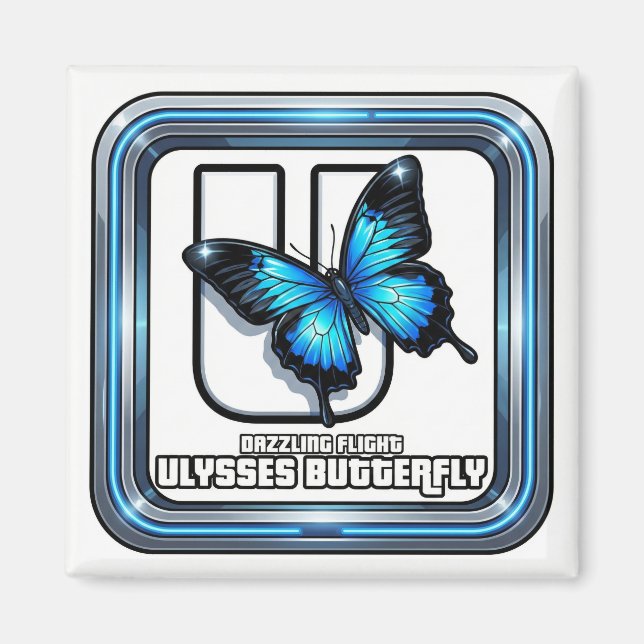Imã U is for Ulysses Butterfly – GTA Style ABC Learnin (Frente)