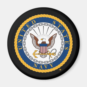 Imã U.S. Emblema do marinho do marinho