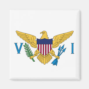 Imã U.S. Ímã da bandeira de Virgin Islands