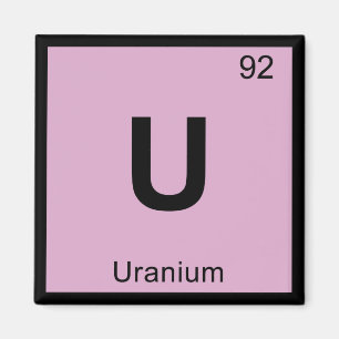 Imã U - Símbolo de Mesa periódica de química do ur
