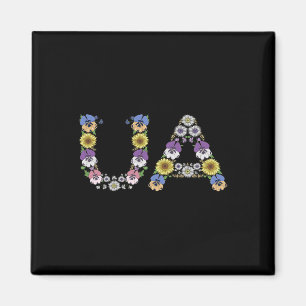 Imã Ua - Camisa Ucrânia Floral Retro Vyshyvan Ucranian