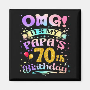 Imã Uau É O 70º Aniversário Do Meu Papai Feliz 70 Anos