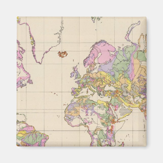 Imã Ubersicht der Erde - Panorâmica do Mapa da Terra (Frente)