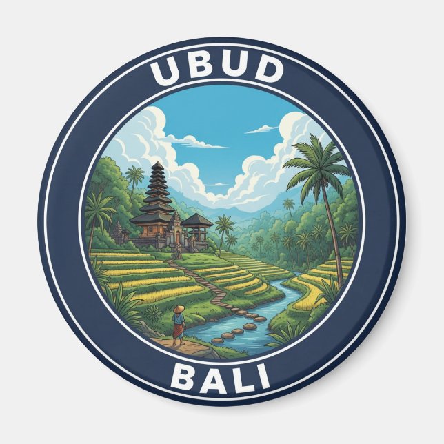 Imã Ubud Bali Indonesia Viagem (Frente)