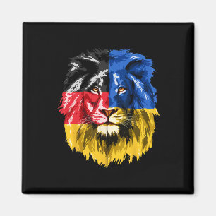 Imã Ucrânia Alemanha Bandeira Leão Deutschland Ucrania