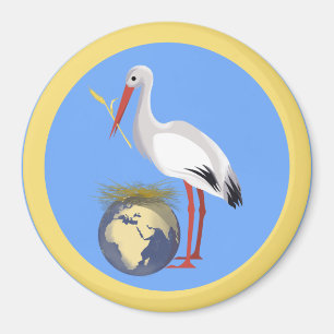 Imã Ucrânia "amarelo azul" paz colorido