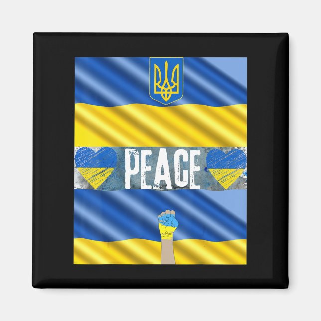 Imã Ucrânia pela paz levante para a Ucrânia Pare o W (Frente)
