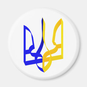 Imã Ucrânia Trident Strike blue e yellow V2