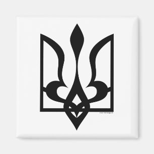 Imã Ucrânia/Tryzub - ímã