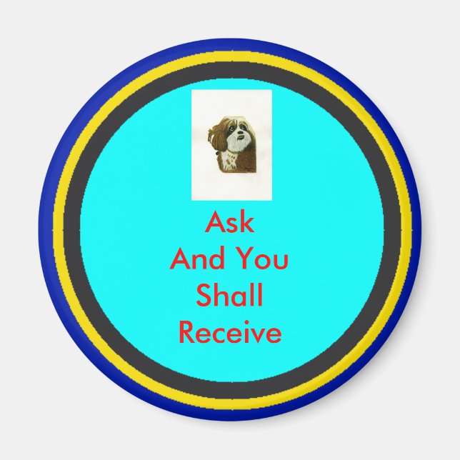 Imã ! UCreate Zazzle - Peça-lhe que receba o MUSEU (Frente)