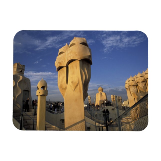 Ímã UE, Espanha, Catalunha, Barcelona. Antonio Gaudi (Horizontal)