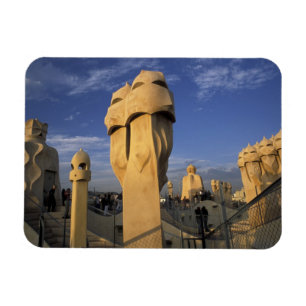 Ímã UE, Espanha, Catalunha, Barcelona. Antonio Gaudi's