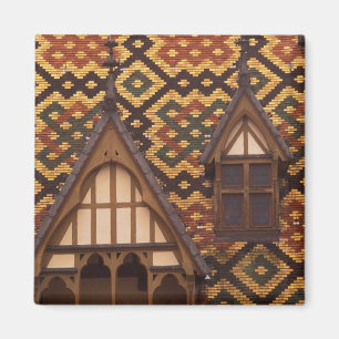 Imã UE, França, Borgonha, Cote d'Or, Beaune. Telhado