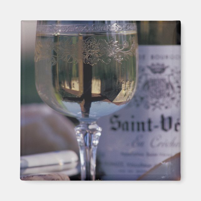 Imã UE, França, Chablis, Vinho local (Frente)