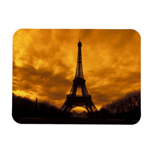 Ímã UE, França, Paris. Torre Eiffel. (Horizontal)