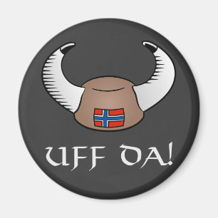 Imã Uff a Dinamarca! Chapéu de Viking