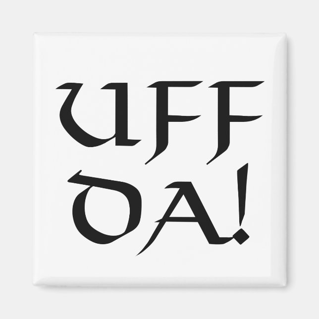 Imã Uff Da! (Frente)