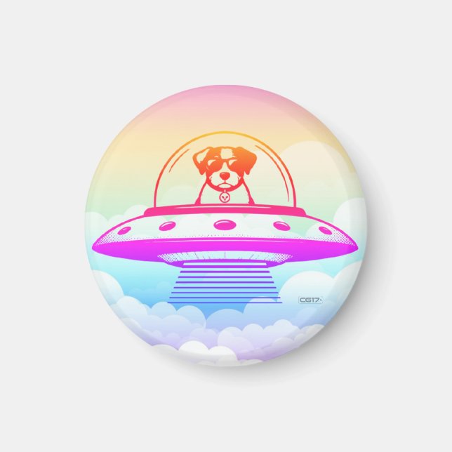 IMÃ UFO PETS (Frente)