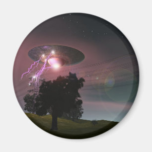 Imã UFO sobre o ímã das linhas de alta tensão 2